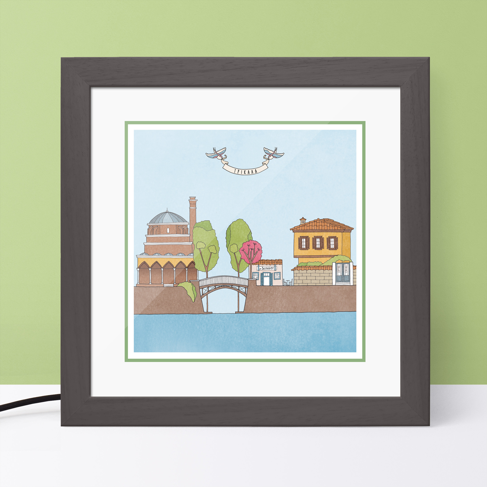 Trikala Illustrated Light Box Trikala Illustrated Light Box