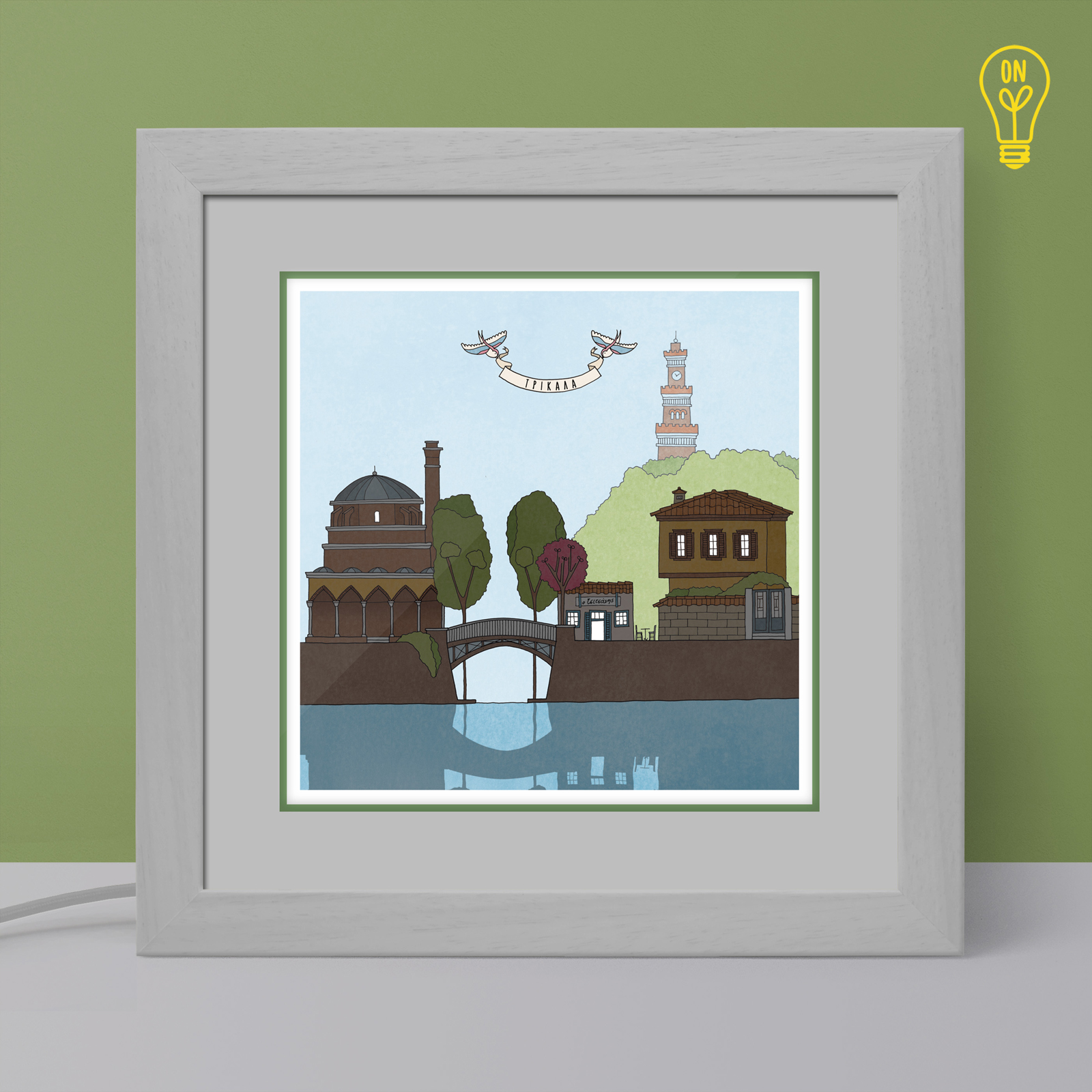 Trikala Illustrated Light Box Trikala Illustrated Light Box
