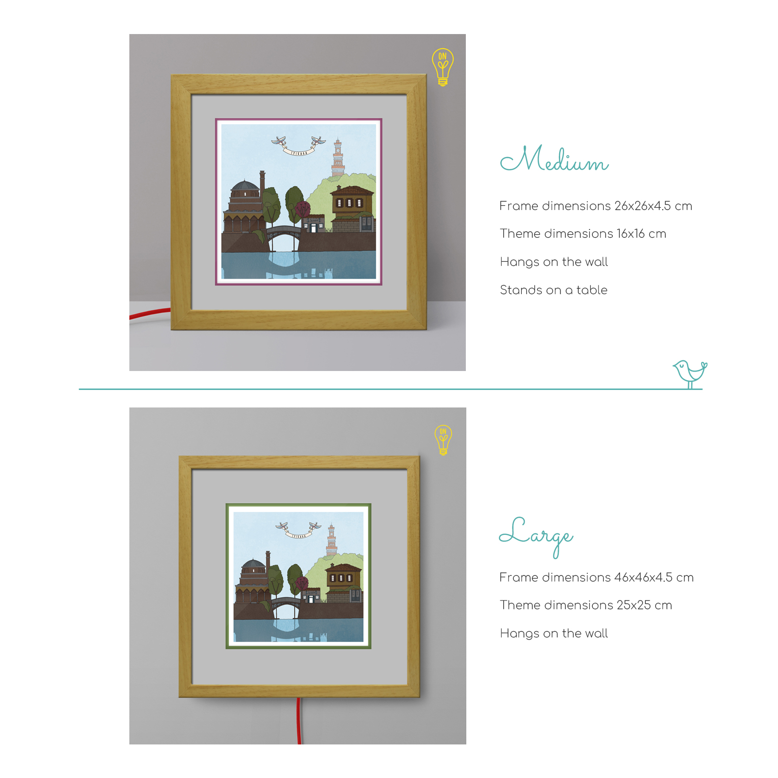 Trikala Illustrated Light Box Trikala Illustrated Light Box