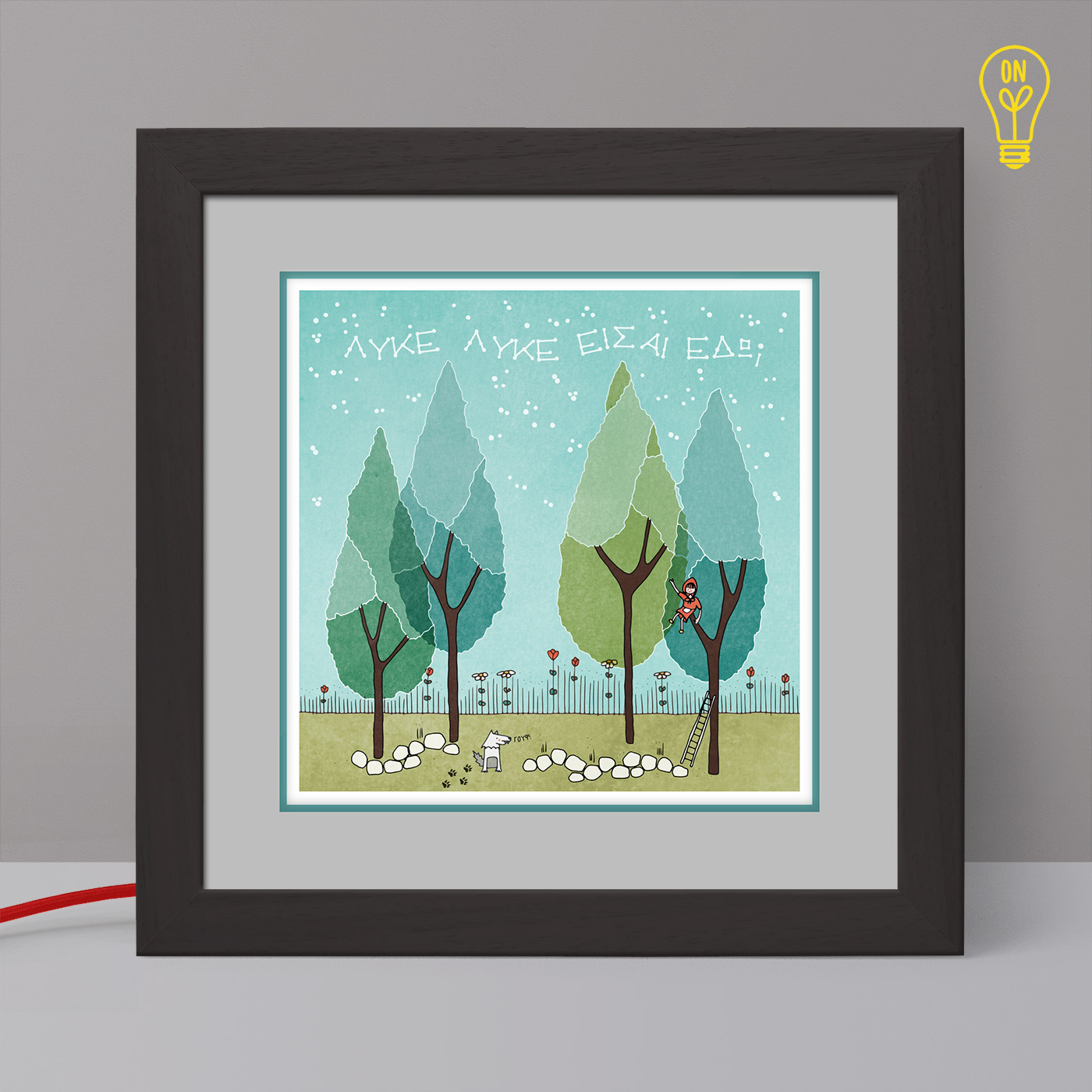 The Good Wolf Illustrated Light Box The Good Wolf Illustrated Light Box