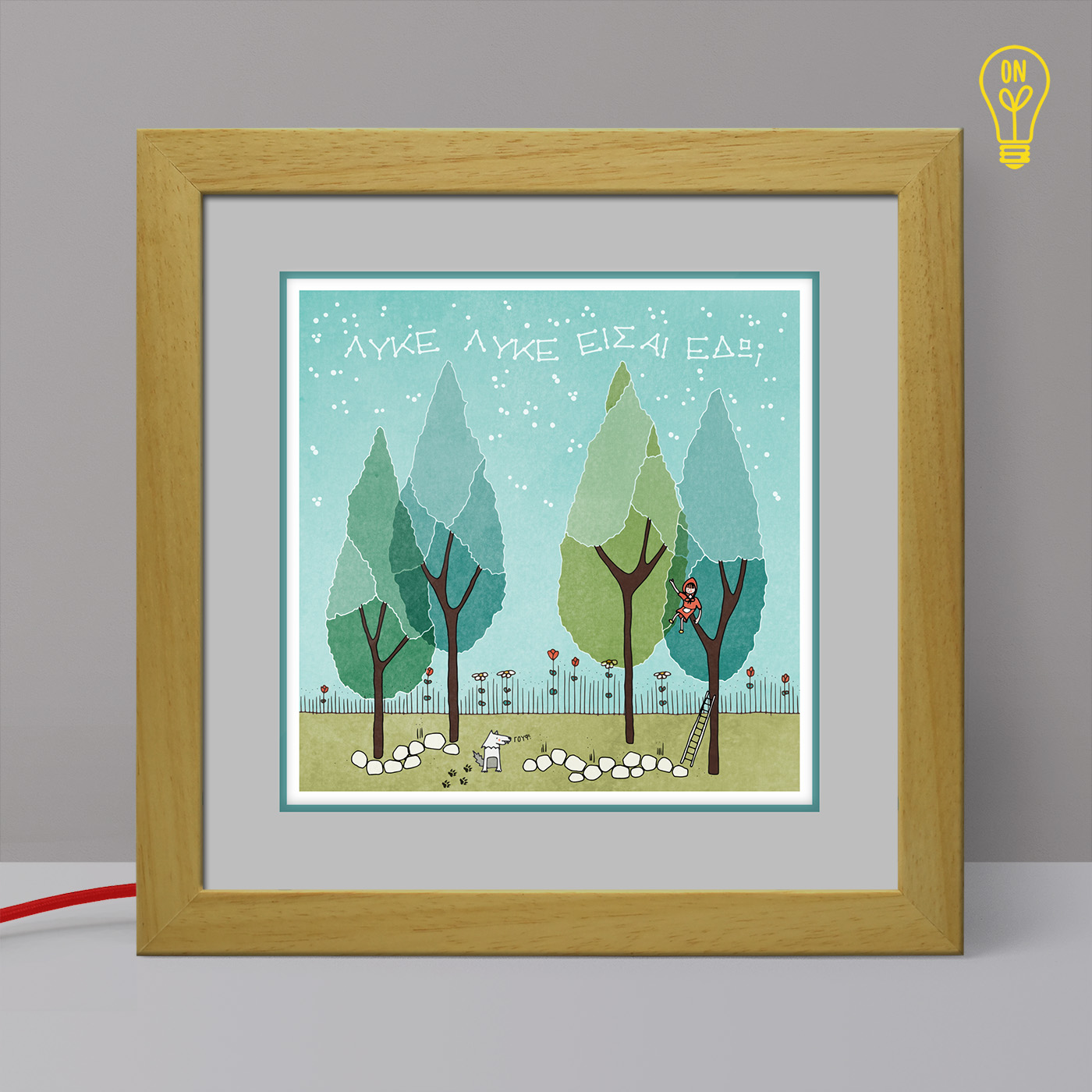 The Good Wolf Illustrated Light Box The Good Wolf Illustrated Light Box