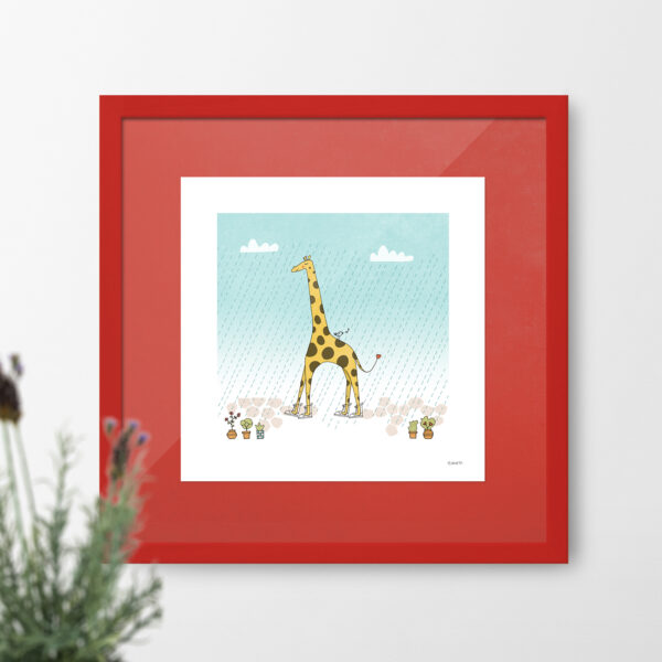 The Giraffe - Special Edition Framed Print